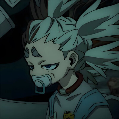 番剧：废渊战鬼
角色：池爾·桑特（Dear Santa）
动漫男头Δ