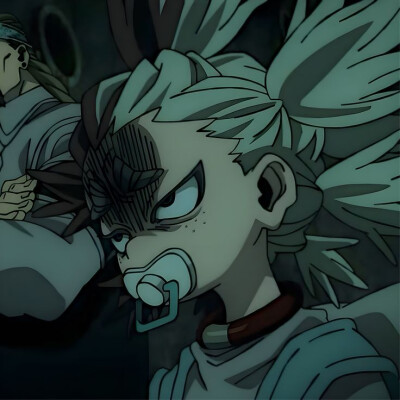 番剧：废渊战鬼
角色：池爾·桑特（Dear Santa）
动漫男头Δ