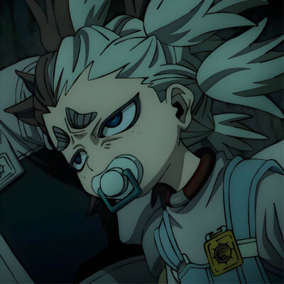 番剧：废渊战鬼
角色：池爾·桑特（Dear Santa）
动漫男头Δ