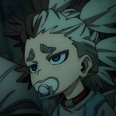 番剧：废渊战鬼
角色：池爾·桑特（Dear Santa）
动漫男头Δ