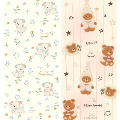 秋冬氛围感拉满的拼布壁纸