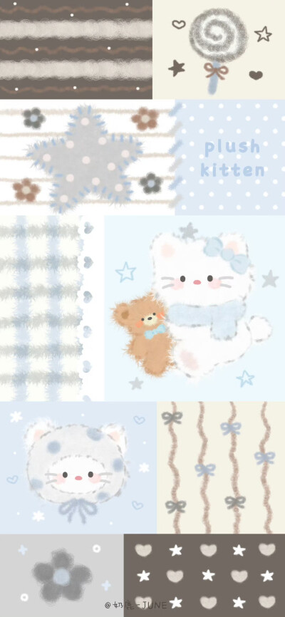 秋冬氛围感拉满的拼布壁纸