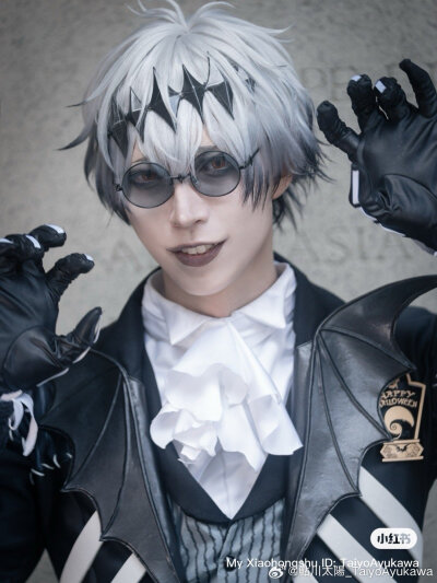 鲇川太阳&森田桐矢
扭曲仙境cos Skully&Azul