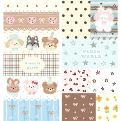 秋冬氛围感拉满的拼布壁纸