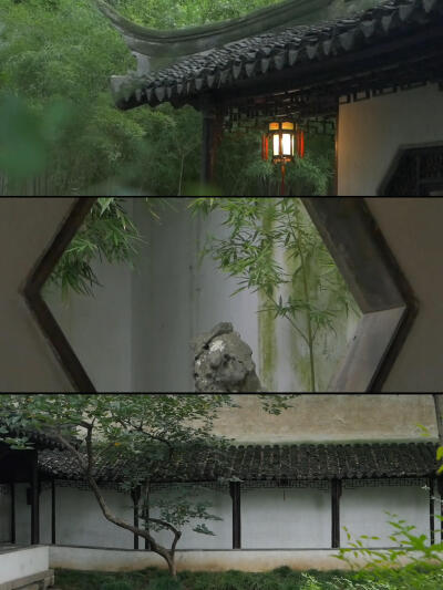 幽篁深处，灯影摇曳的古院清梦～