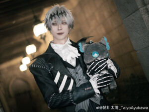 鲇川太阳&森田桐矢
扭曲仙境cos Skully&Azul