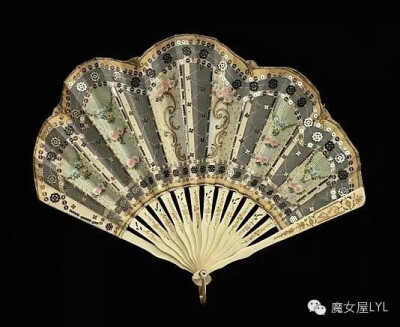 Fan Made Of Ivory, Silk, Mother-Of-Pearl And Metal, By Tiffany & Co. (1837-Present) - French c.1910 - The Metropolitan Museum Of Art