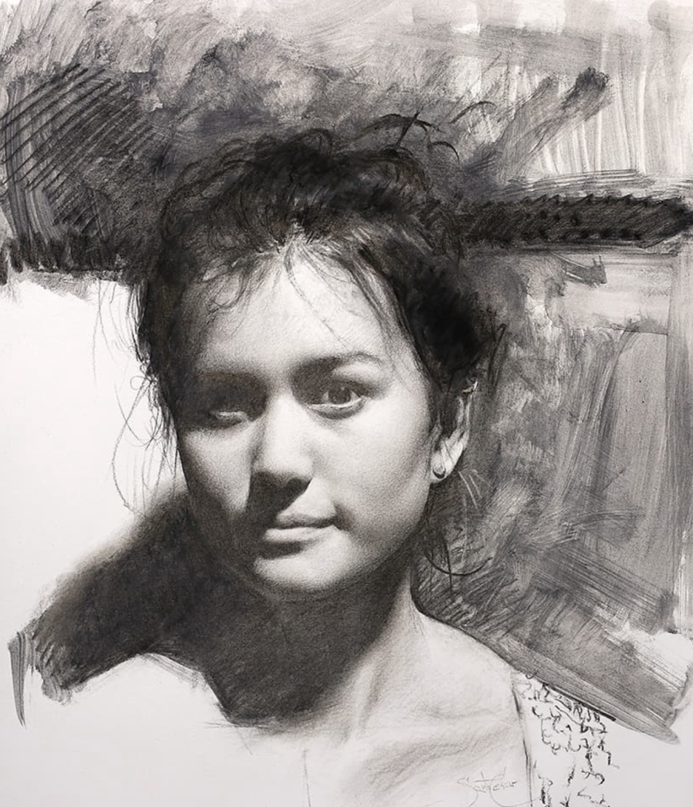 塞萨尔·桑托斯是一位古巴裔美国画家，他将古典与现代融合为一体的当代具象写实大师，其自创风格“Syncretism”（意为“融合”）堪称其艺术核心。