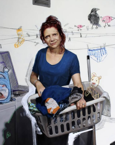 塞萨尔·桑托斯是一位古巴裔美国画家，他将古典与现代融合为一体的当代具象写实大师，其自创风格“Syncretism”（意为“融合”）堪称其艺术核心。