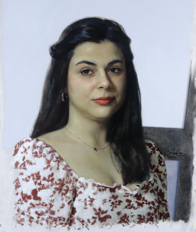 塞萨尔·桑托斯是一位古巴裔美国画家，他将古典与现代融合为一体的当代具象写实大师，其自创风格“Syncretism”（意为“融合”）堪称其艺术核心。