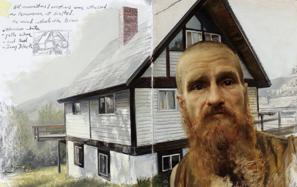 塞萨尔·桑托斯是一位古巴裔美国画家，他将古典与现代融合为一体的当代具象写实大师，其自创风格“Syncretism”（意为“融合”）堪称其艺术核心。