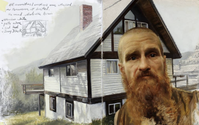 塞萨尔·桑托斯是一位古巴裔美国画家，他将古典与现代融合为一体的当代具象写实大师，其自创风格“Syncretism”（意为“融合”）堪称其艺术核心。