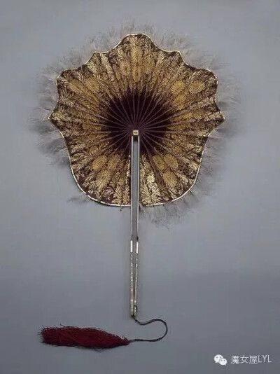 Folding fan Western Europe 1830