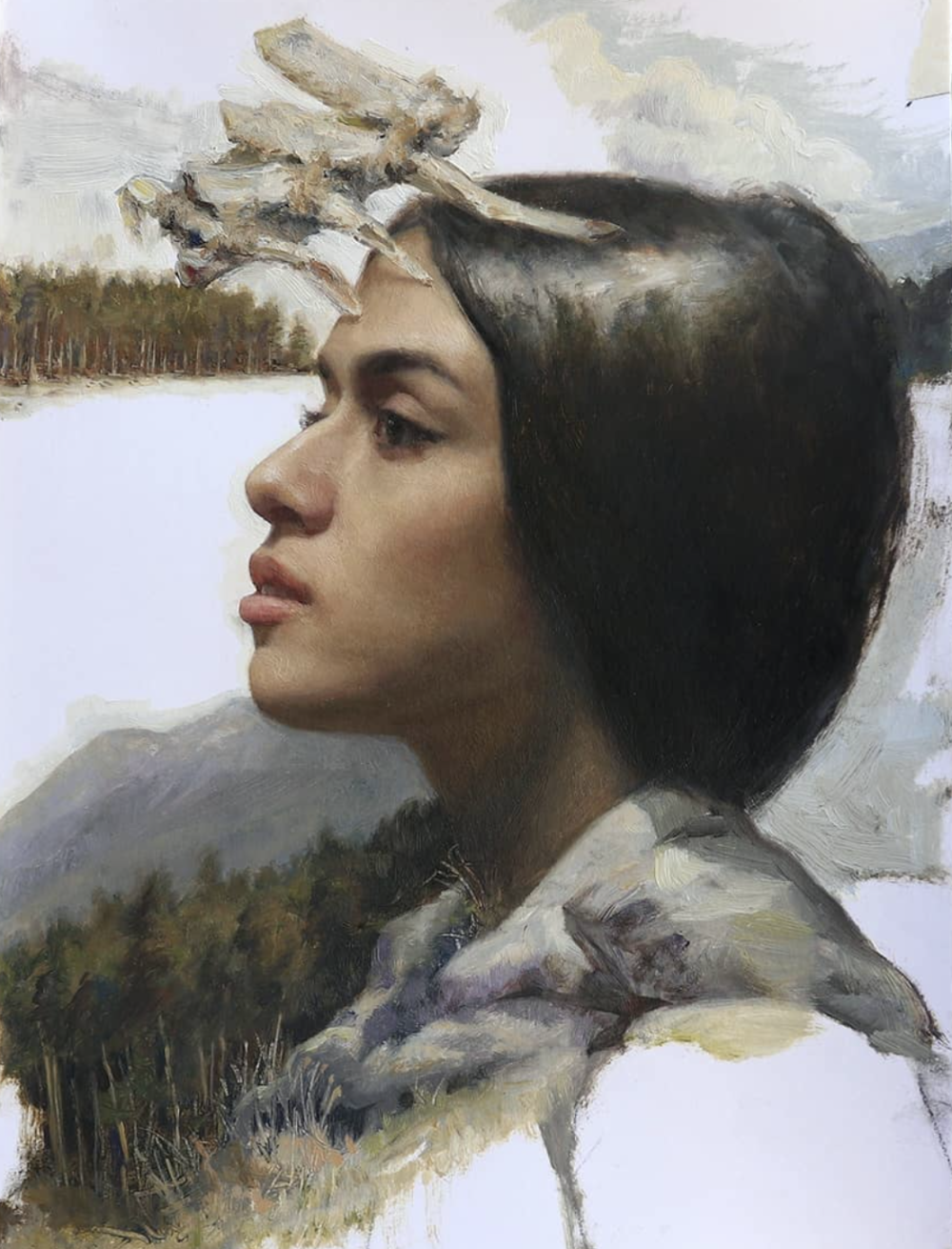 塞萨尔·桑托斯是一位古巴裔美国画家，他将古典与现代融合为一体的当代具象写实大师，其自创风格“Syncretism”（意为“融合”）堪称其艺术核心。