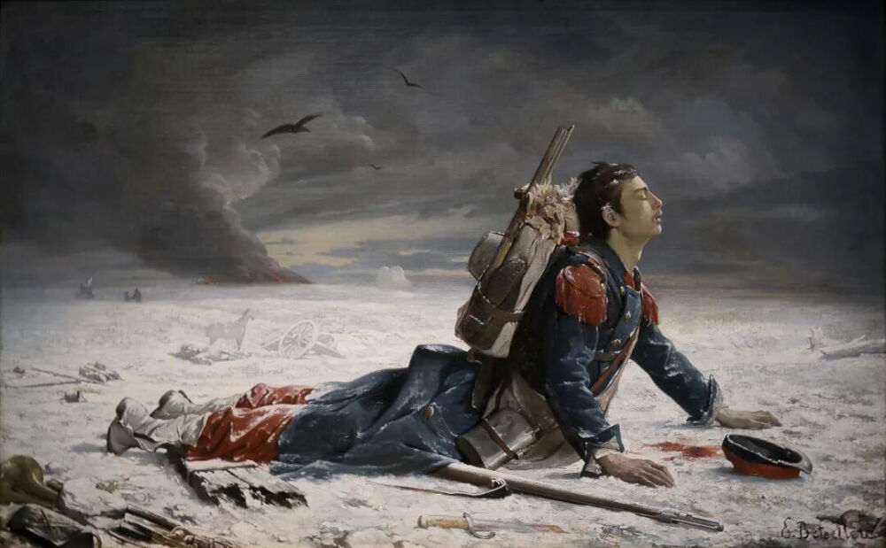 《被遗忘的》L'Oublié!
埃米尔·贝特列（Émile Betsellère）
1872年；尺寸未知；画布油画
法国巴约讷博纳博物馆收藏