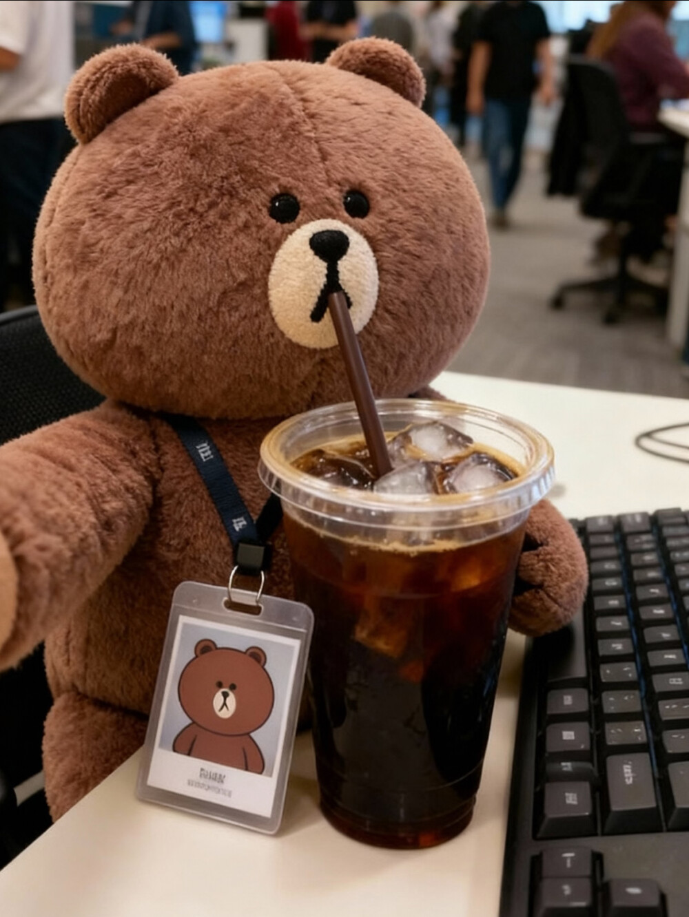 布朗熊可妮兔头像