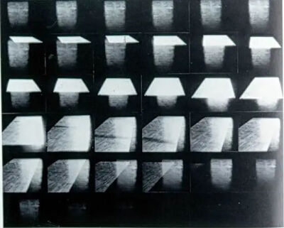 卢·托马斯（Lew Thomas）
《地板上的光线》（Light on Floor）
1973年，36幅银版印刷，121.92cmx152.4cm
Neil Morse and Jane Kenner藏
