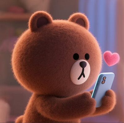 布朗熊可妮兔头像
