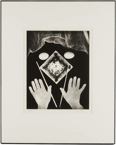 曼·雷，《两只手》（约1966年）。