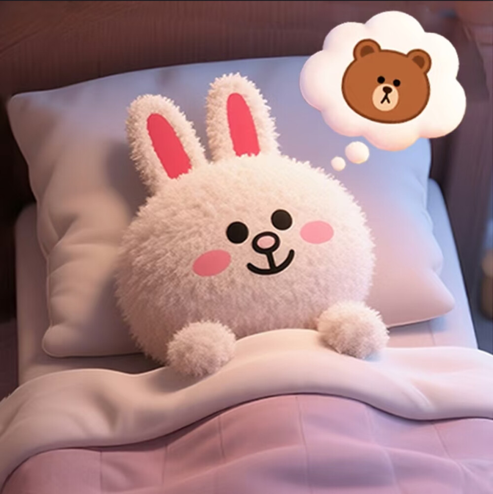 布朗熊可妮兔头像