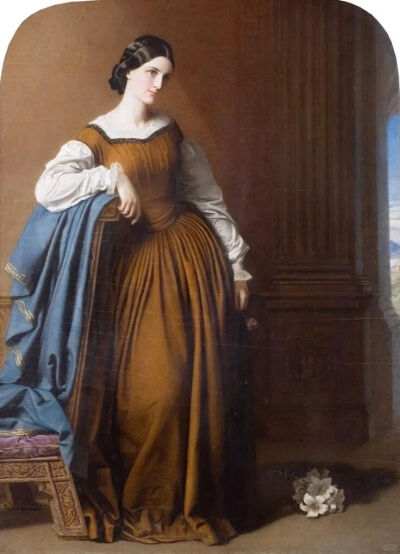 罗伯特·索伯恩,《乔治娜·玛丽亚·格伦费尔夫人》,1850