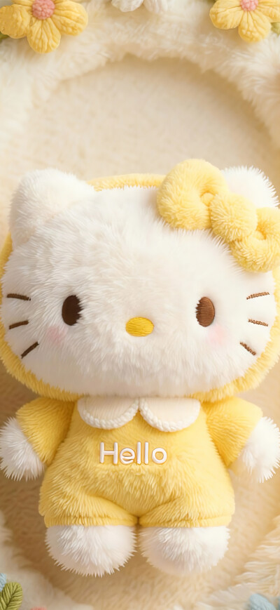 毛茸茸hello kitty