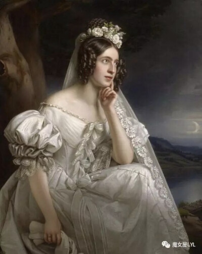 原名约瑟芬·冯·米勒,画家约瑟夫·卡尔·斯蒂勒的第二任妻子