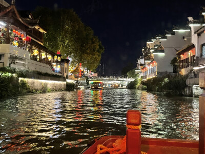 夜游南京秦淮河