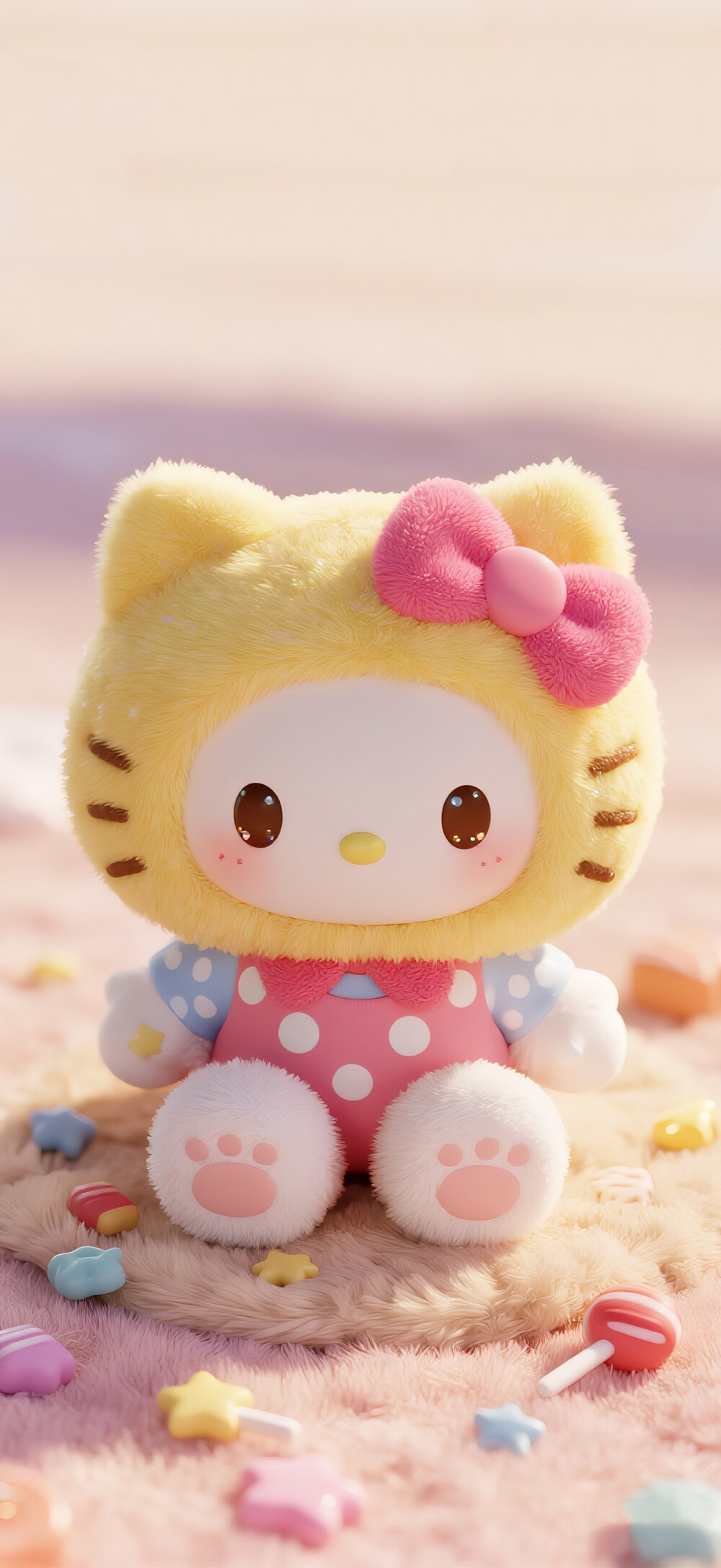 毛茸茸hello kitty