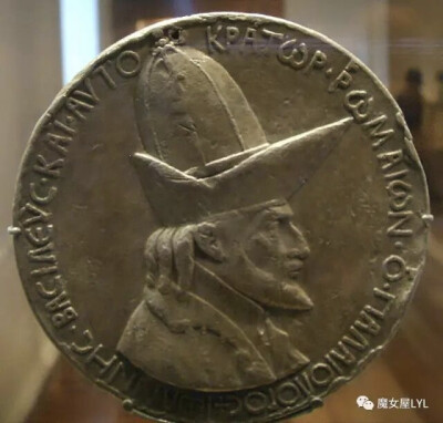 Medal of John VIII Palaeologus by Pisanello, who saw him at Ferrara in 1438
