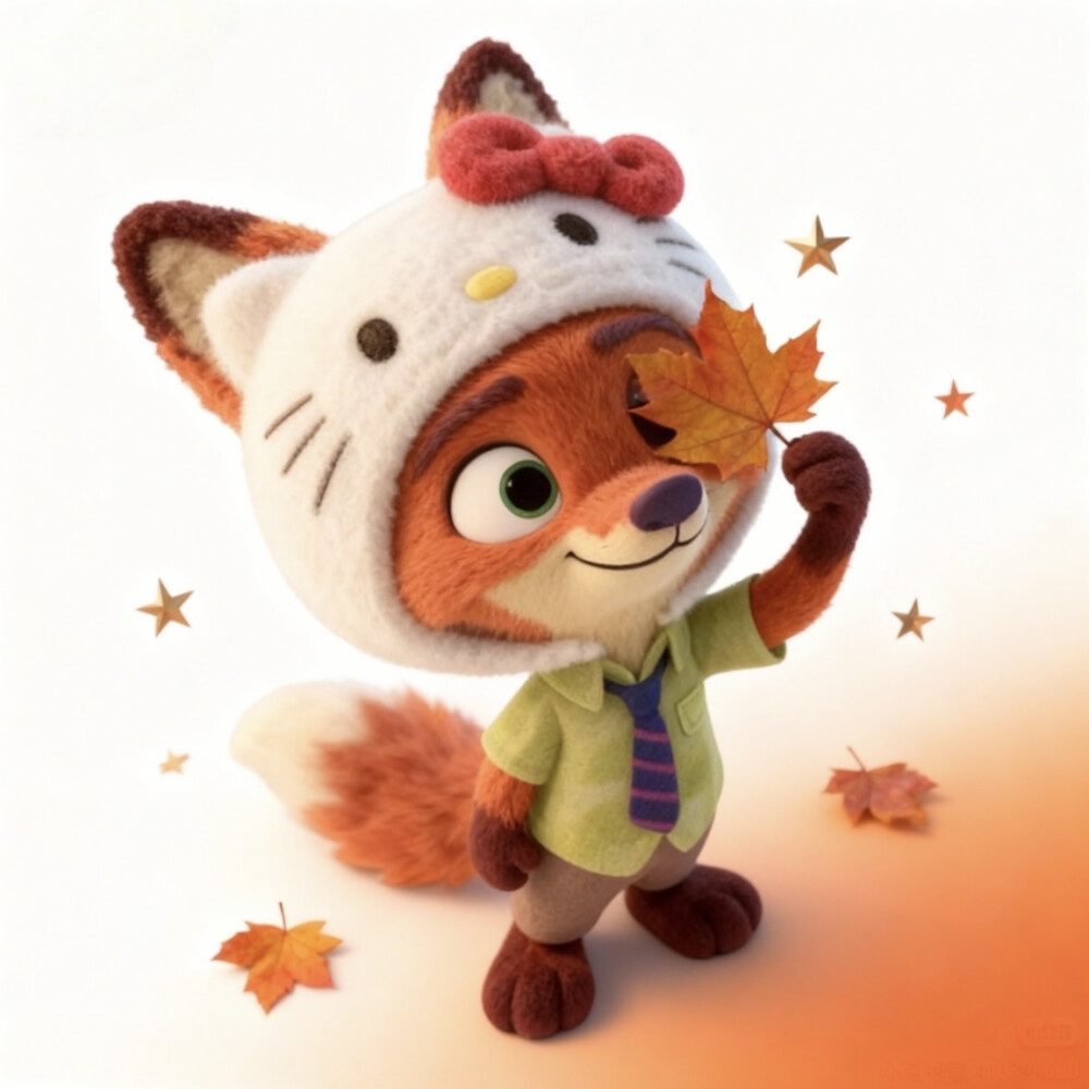 疯狂动物城情侣头像可爱手绘动漫