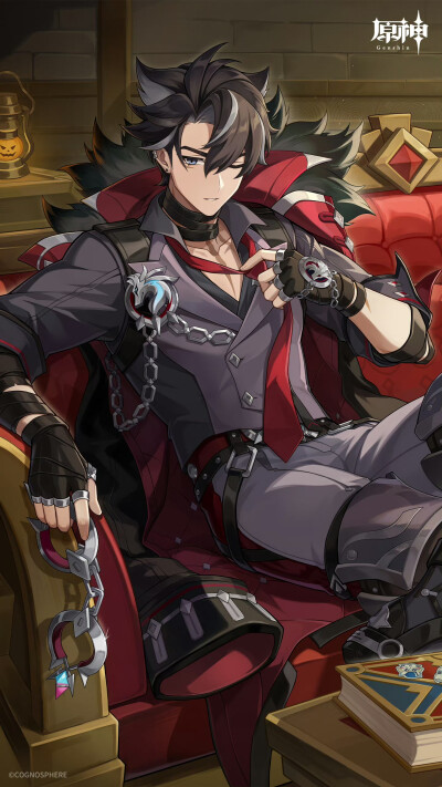 原神日推「莱欧斯利」11月月历壁纸
来源：米忽悠情报布