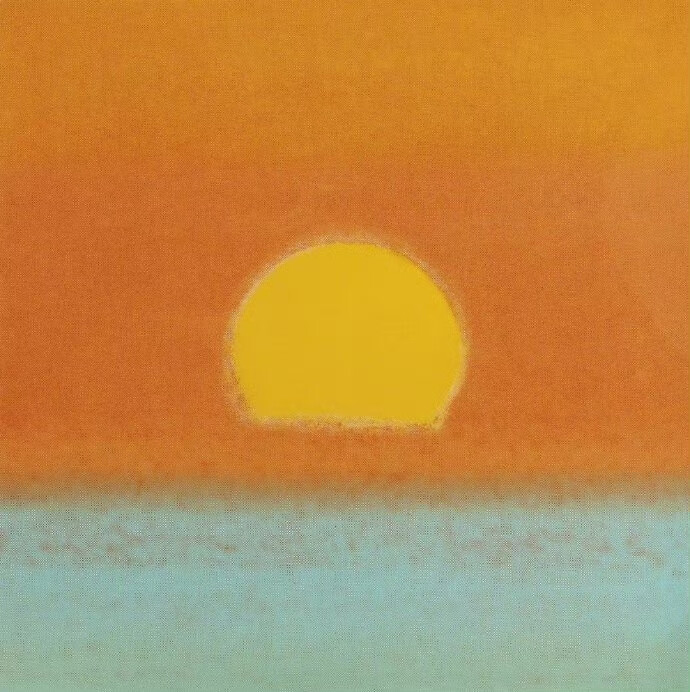 日落。作者：安迪·沃霍尔 ​