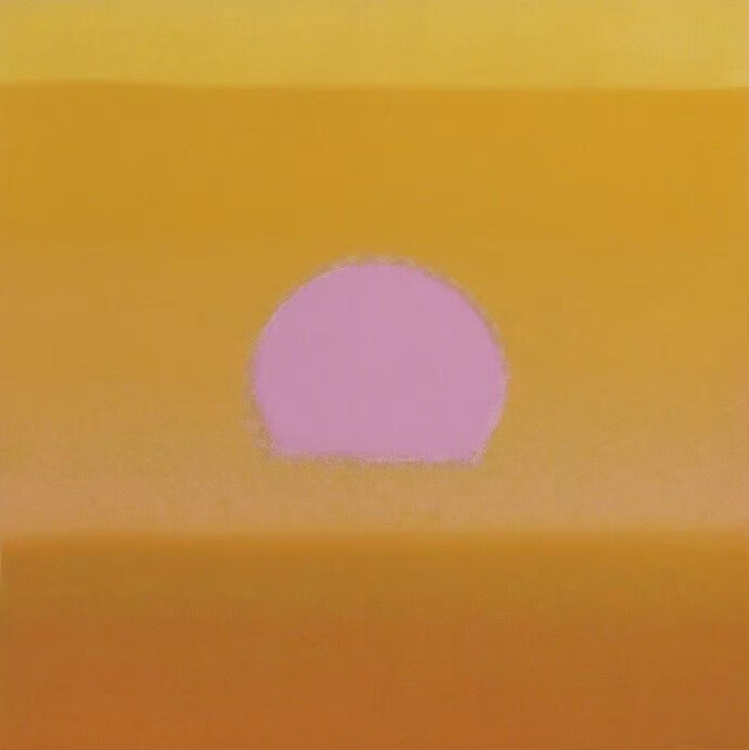 日落。作者：安迪·沃霍尔 ​