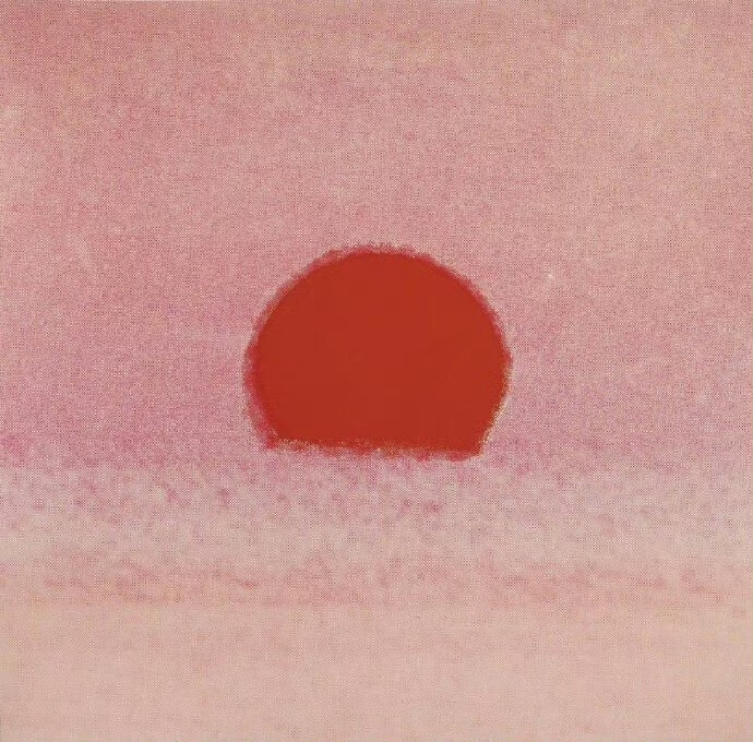 日落。作者：安迪·沃霍尔 ​