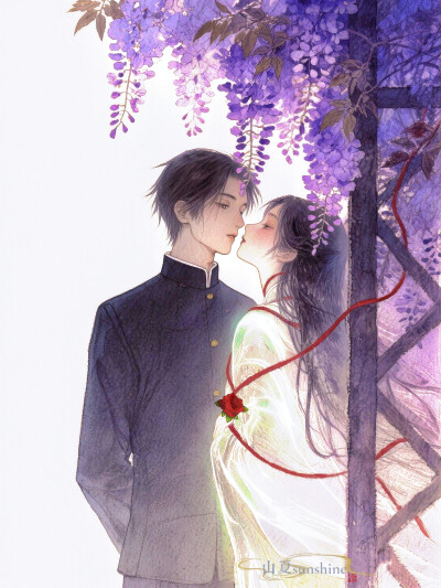 浪漫，能漠视命运衰老#浪漫可抵岁月漫长#让爱恰逢其时#国漫#审美积累