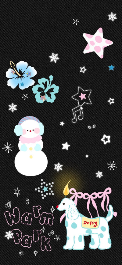 复古牛仔系列配套壁纸