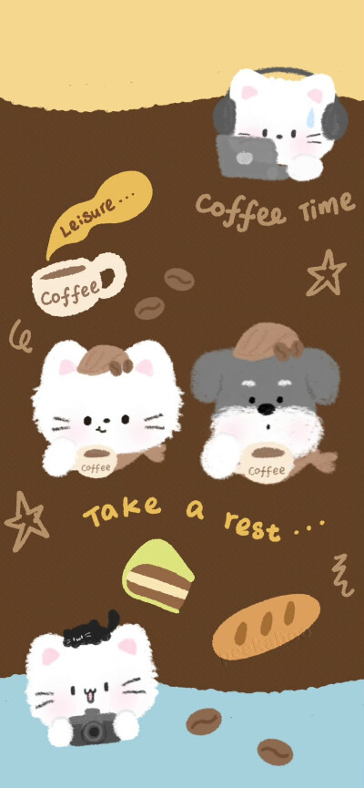 复古可爱壁纸锁屏
画师：Peekaboo美式复古
#插画壁纸#