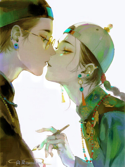 浪漫，能漠视命运衰老#浪漫可抵岁月漫长#让爱恰逢其时#国漫#审美积累