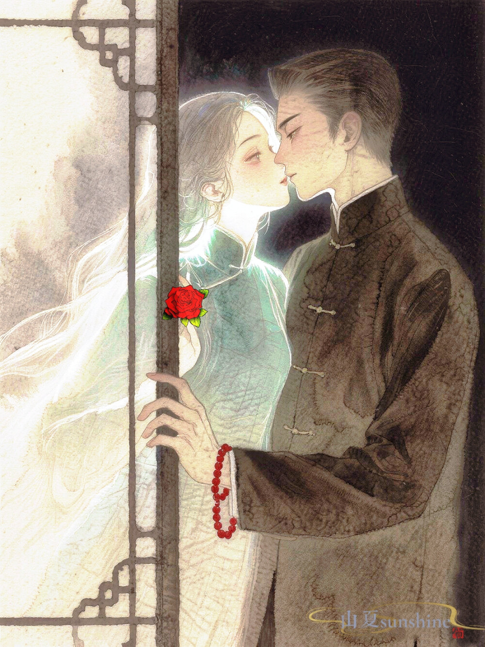 浪漫，能漠视命运衰老#浪漫可抵岁月漫长#让爱恰逢其时#国漫#审美积累