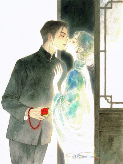 浪漫，能漠视命运衰老#浪漫可抵岁月漫长#让爱恰逢其时#国漫#审美积累