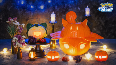 宝可梦万圣节创意南瓜作品