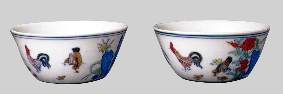 清康熙 斗彩鸡缸杯 故宫博物院藏