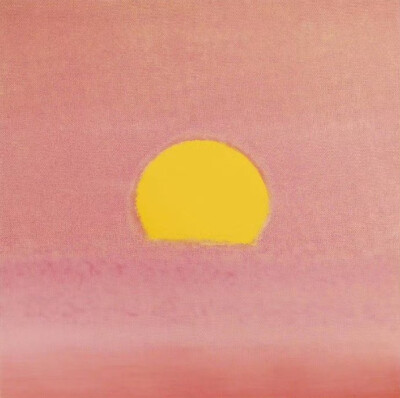 日落。作者：安迪·沃霍尔 ​