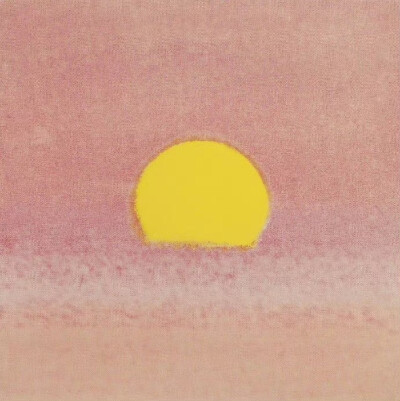 日落。作者：安迪·沃霍尔 ​