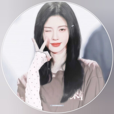 鞠婧祎圆框头像