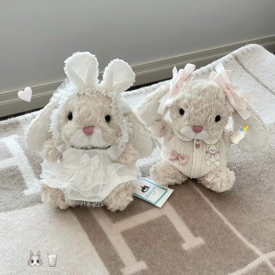 甜美小兔背景图