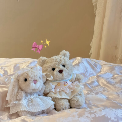 甜美小兔背景图