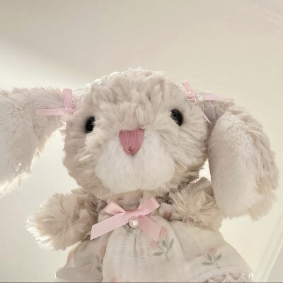 甜美小兔背景图