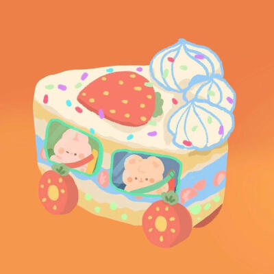 可爱小动物可爱插画
原画师ins：illusbyjo